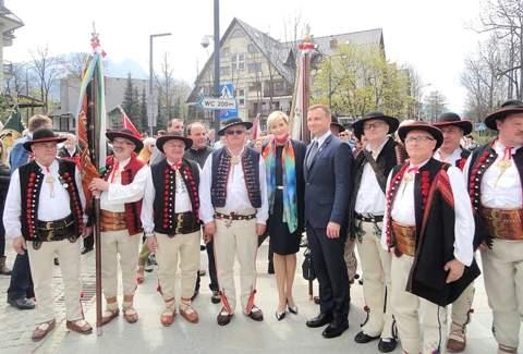 Uroczystości 3 MAJA w Zakopanem z udziałem Andrzeja Dudy