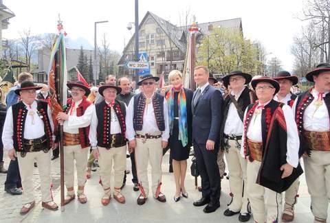  Uroczystości 3  MAJA w Zakopanem z udziałem Andrzeja Dudy