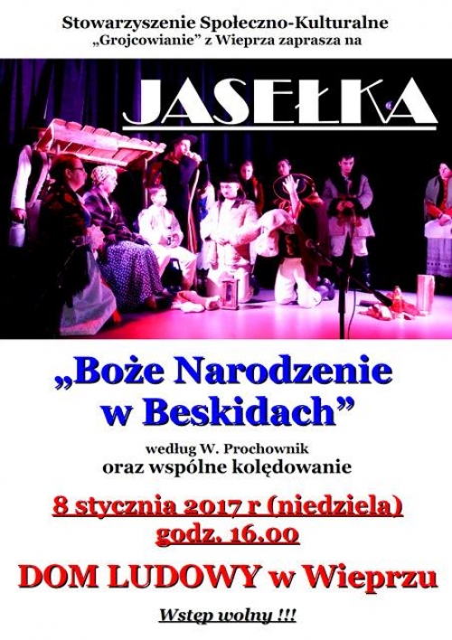 Zapraszamy na JASEŁKA do Wieprza