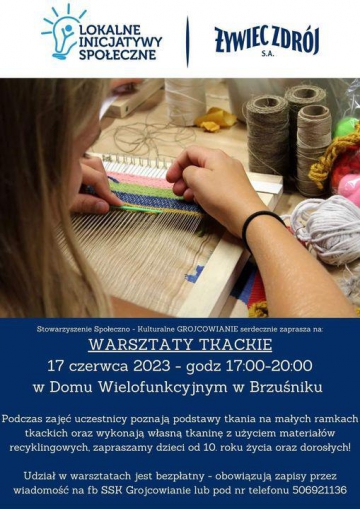 Zapraszamy na warsztaty tkackie - zapisy