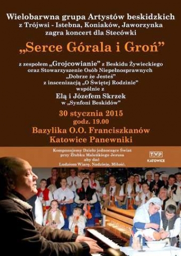 Zapraszamy do Panewnik na wspólne kolędowanie na rzecz Stecówki