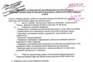 Sprawozdania finansowe i merytoryczne SSK 