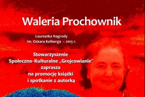 Zapraszamy na promocję książki Walerii Prochownik - 