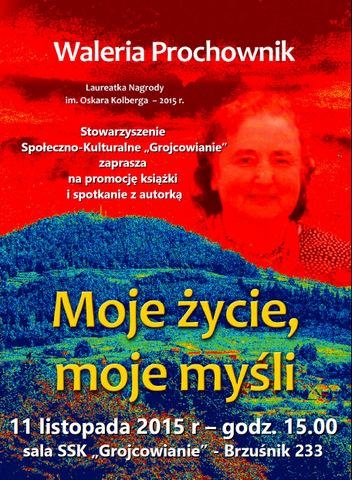 Zapraszamy na promocję książki Walerii Prochownik -